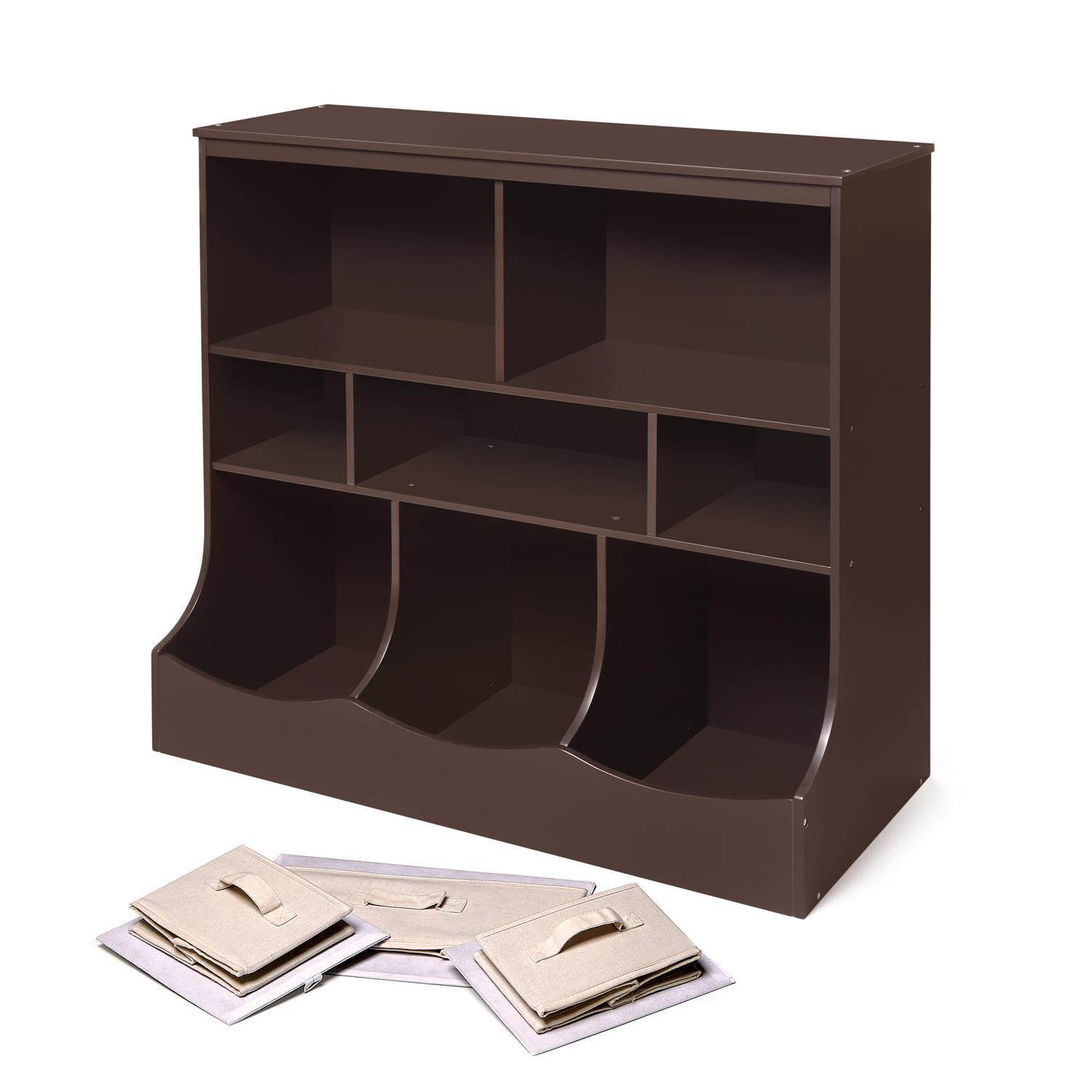 Combo Bin Storage Unit with Three Baskets