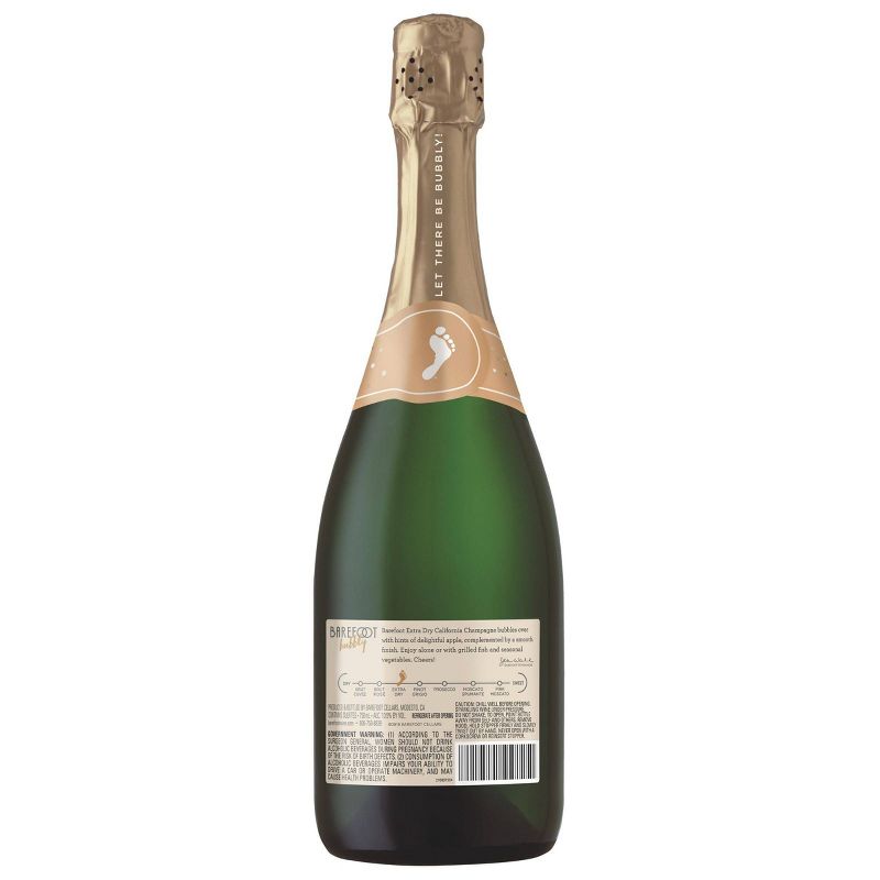 Barefoot Bubbly Extra Dry Sparkling Wine - 750ml Bottle