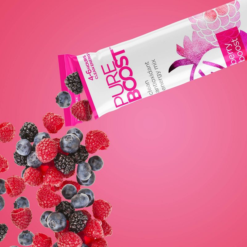 Pureboost Clean Energy Drink Mix - Berry Boost - 15ct