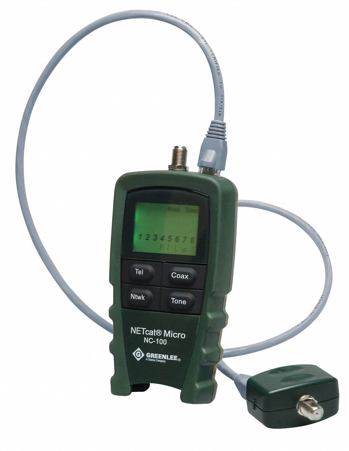 GREENLEE TEXTRON NC-100 TESTER DIG VOICE DATA WIRING