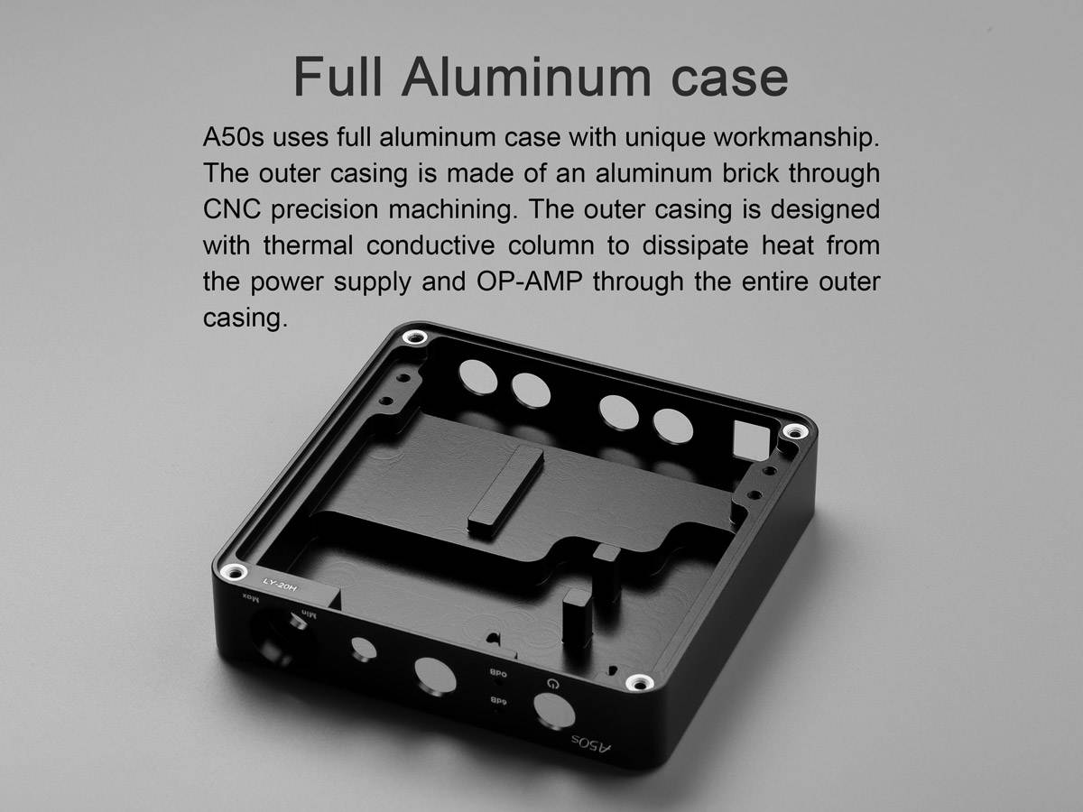 TOPPING A50S With NFCA Modules HPA/PRE Automatic Switching Desktop Headphone Amplifier Pre Amplifier Combined with D50S P50
