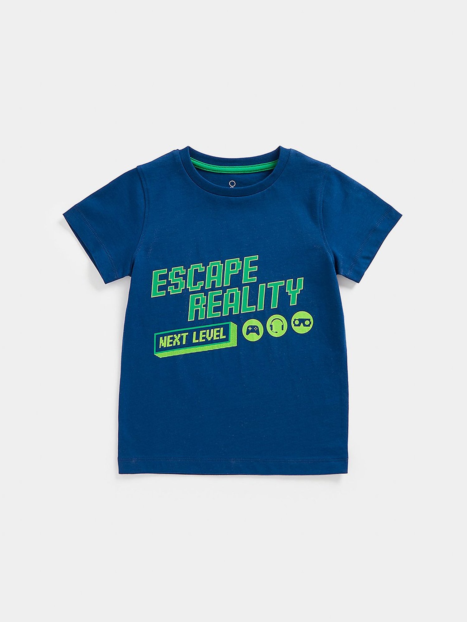 Mothercare Boys Blue Printed T-Shirt
