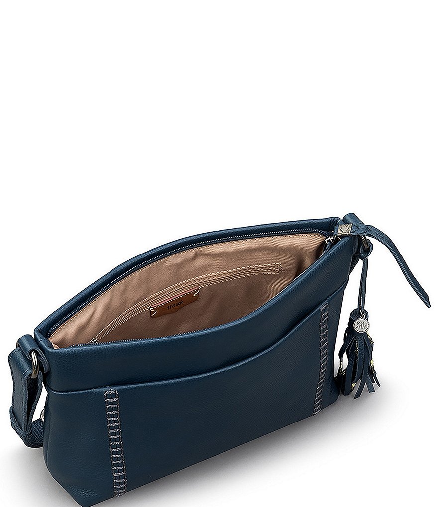 The Sak Melrose Top Zip Leather Crossbody Bag