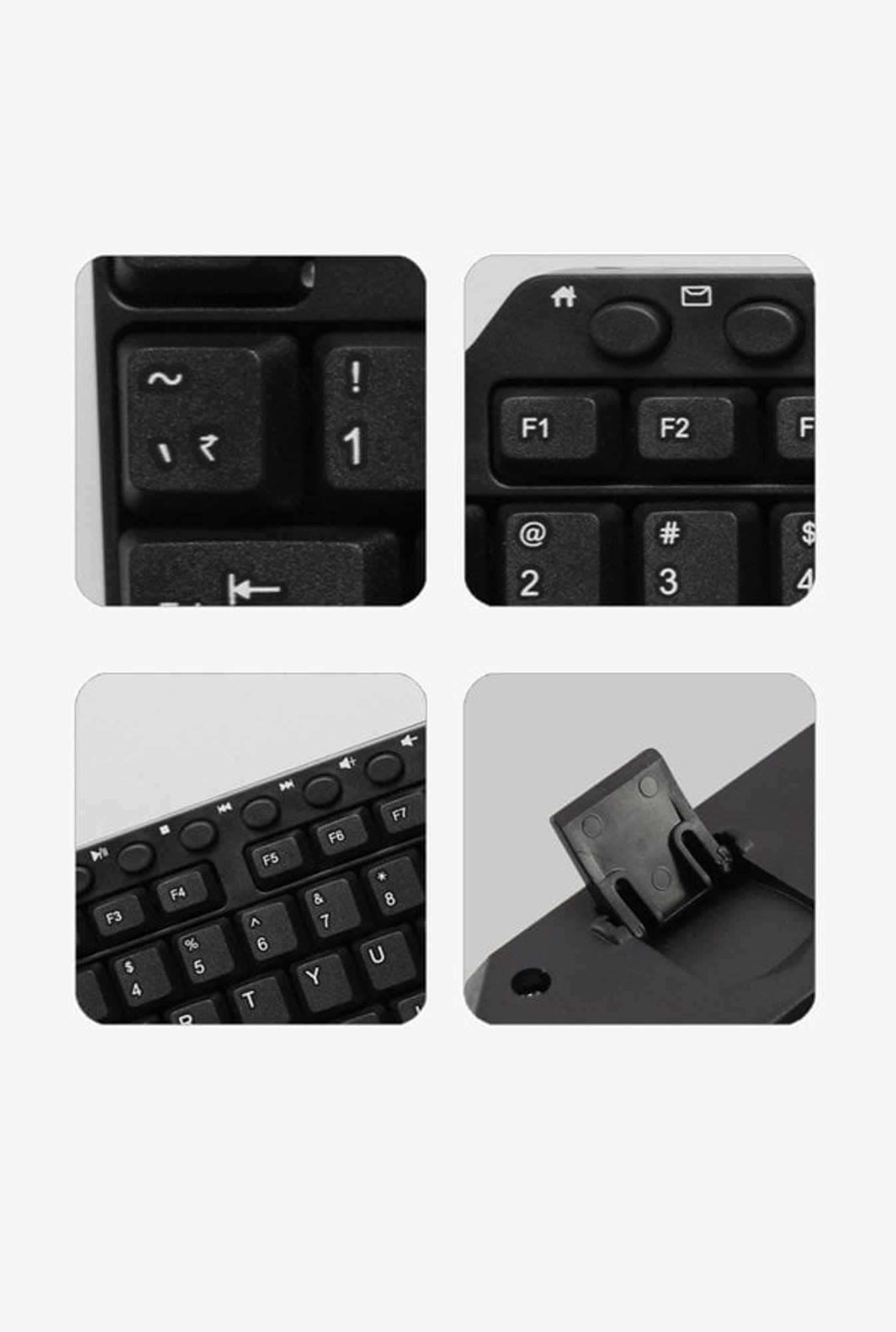 Zebronics KM2100 Wired Multimedia Keyboard (Black)