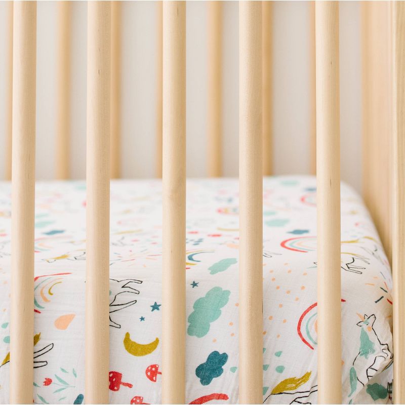 Clementine Kids Unicorn Land Crib Sheet