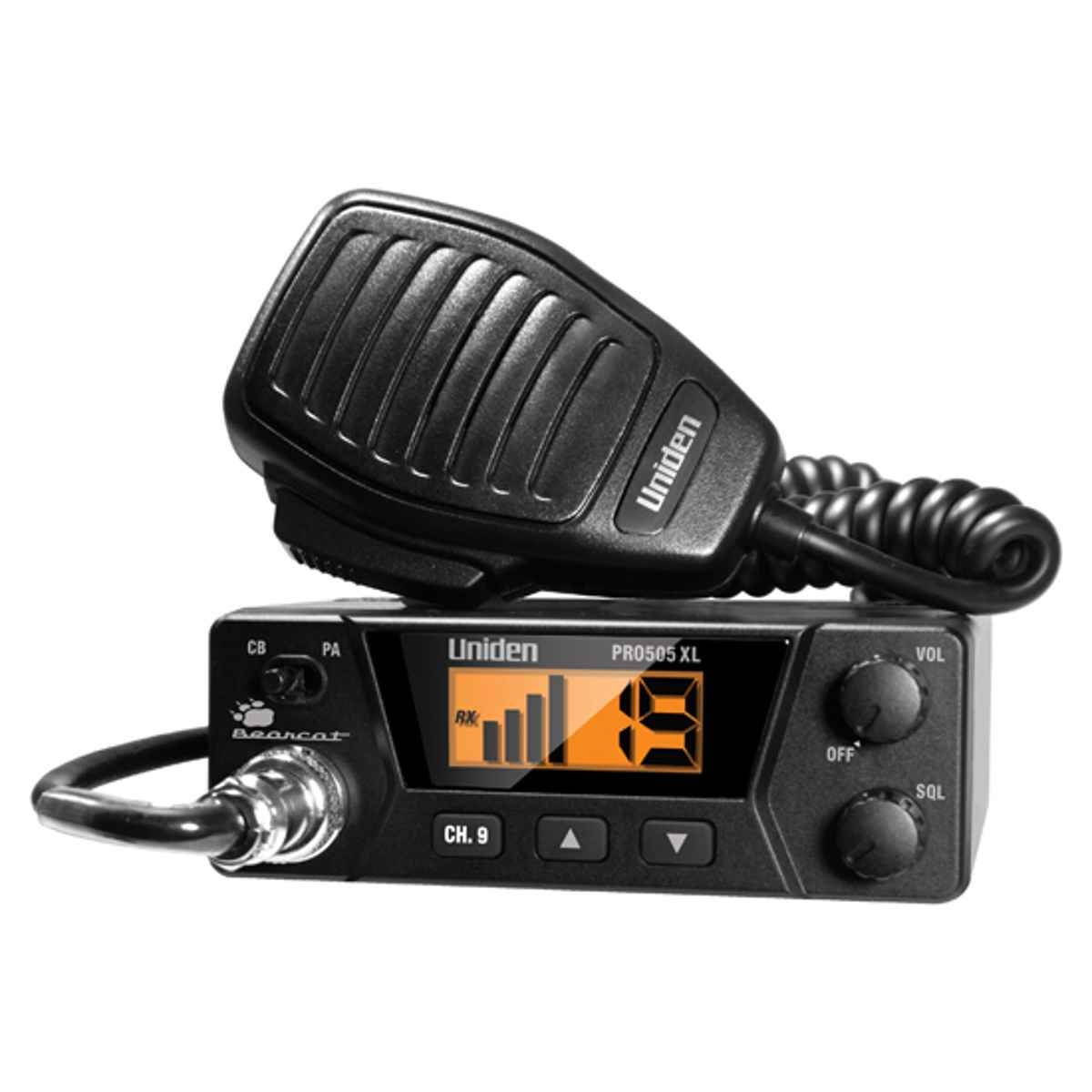 Uniden PRO505XL Bearcat Compact 40 Channel CB Radio