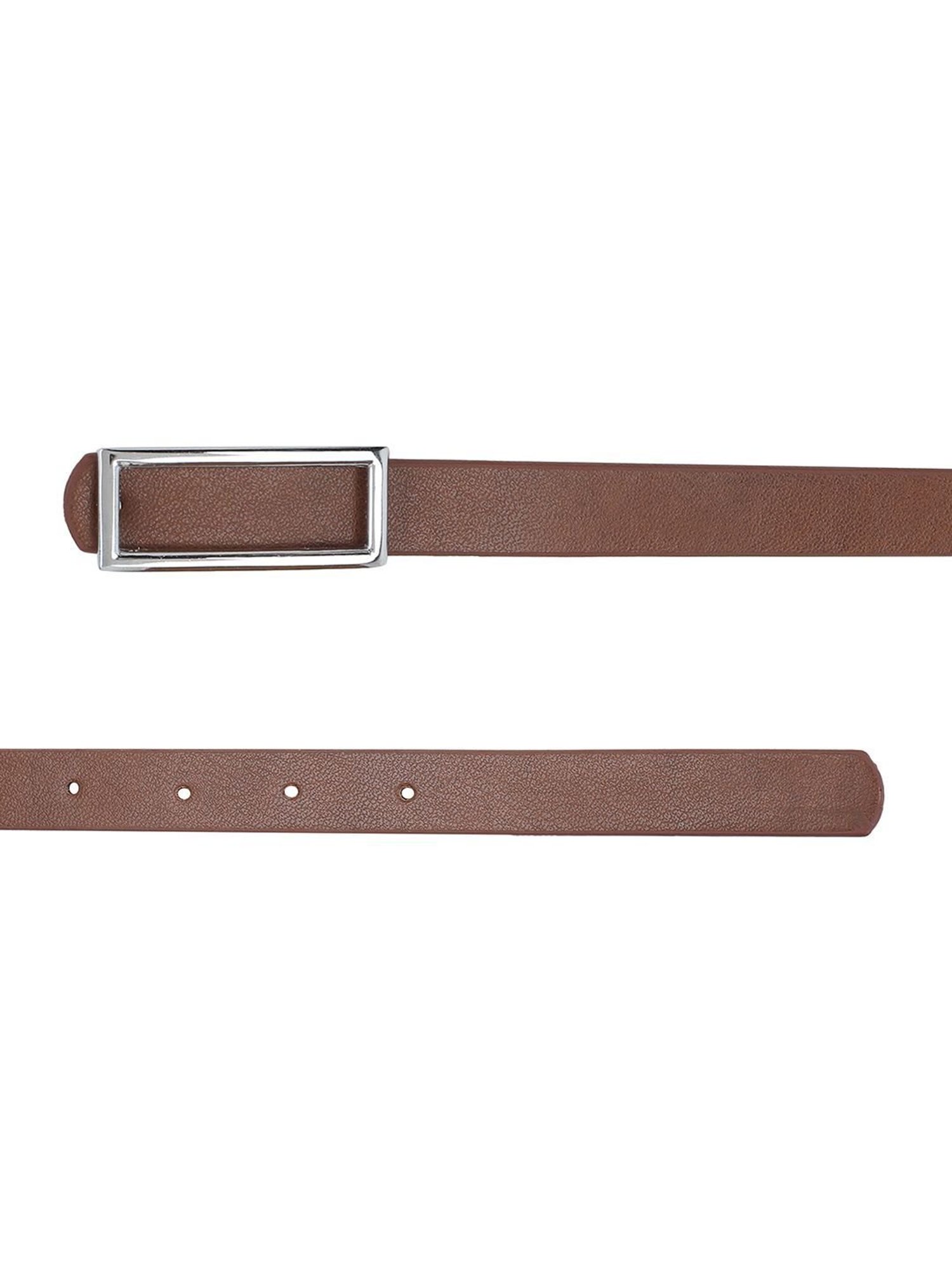 Antony Morato Black Leather Solid Waist Belt