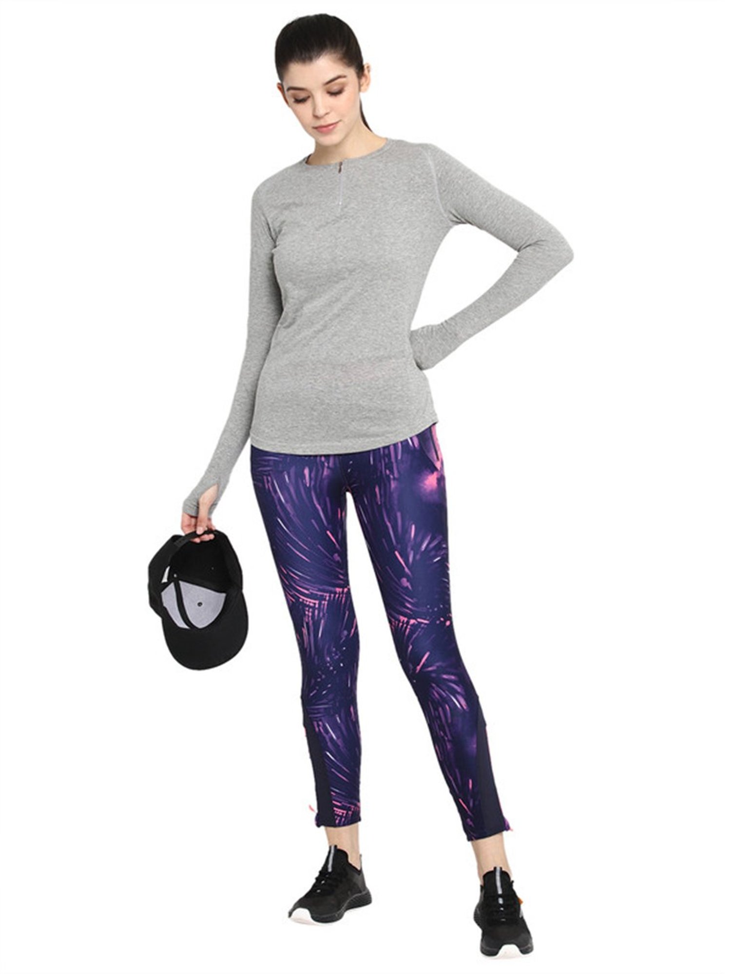 Appulse Grey Melange & Charcoal Cotton T-Shirt - Pack of 2