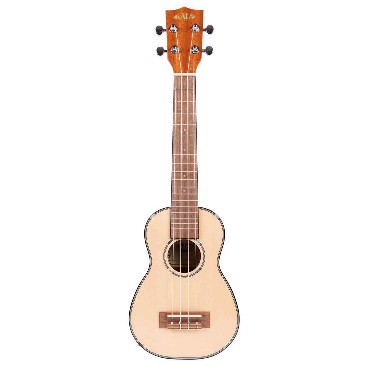 Kala Gloss Solid Spruce Mahogany Long Neck Soprano Ukulele #KA-SSLNG