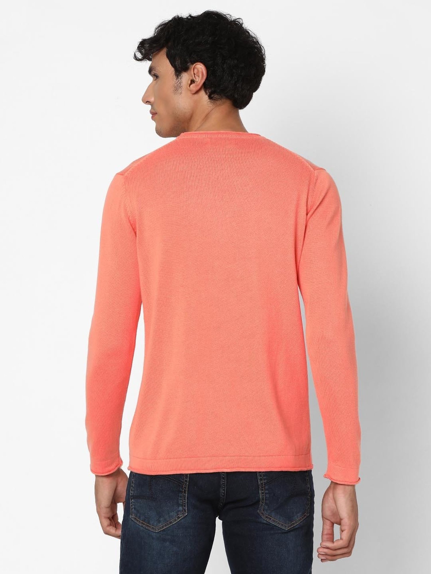 Spykar Coral Regular Fit Sweater