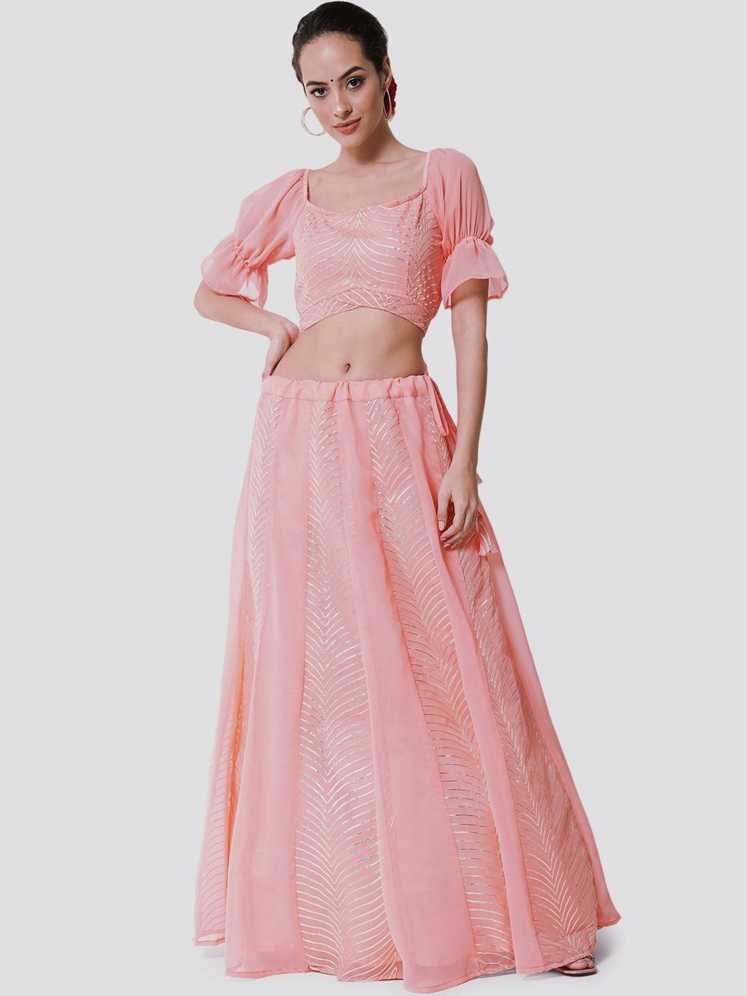 Studiorasa Pink Regular Fit Skirt