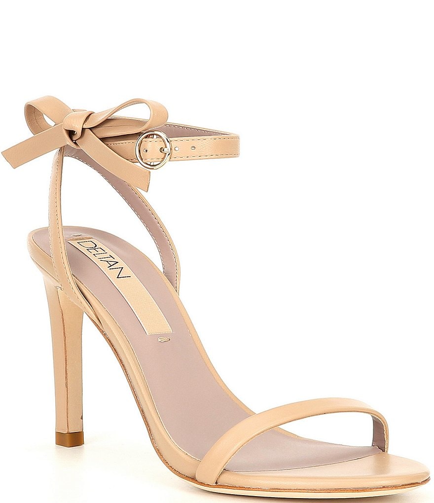 Deltan Miranda Ankle Bow Detail Dress Sandals