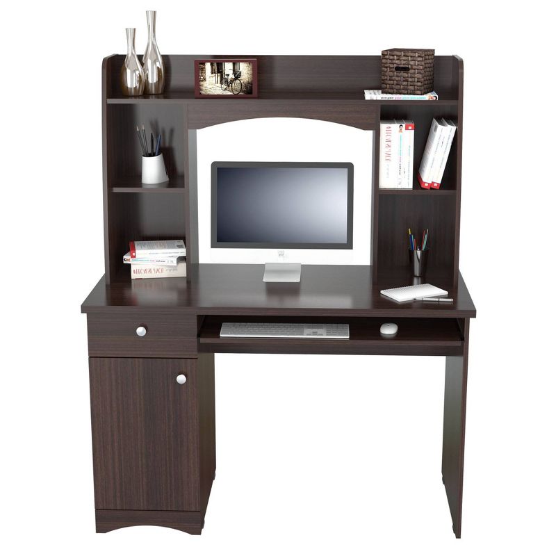 Workstation with Hutch Espresso - Inval