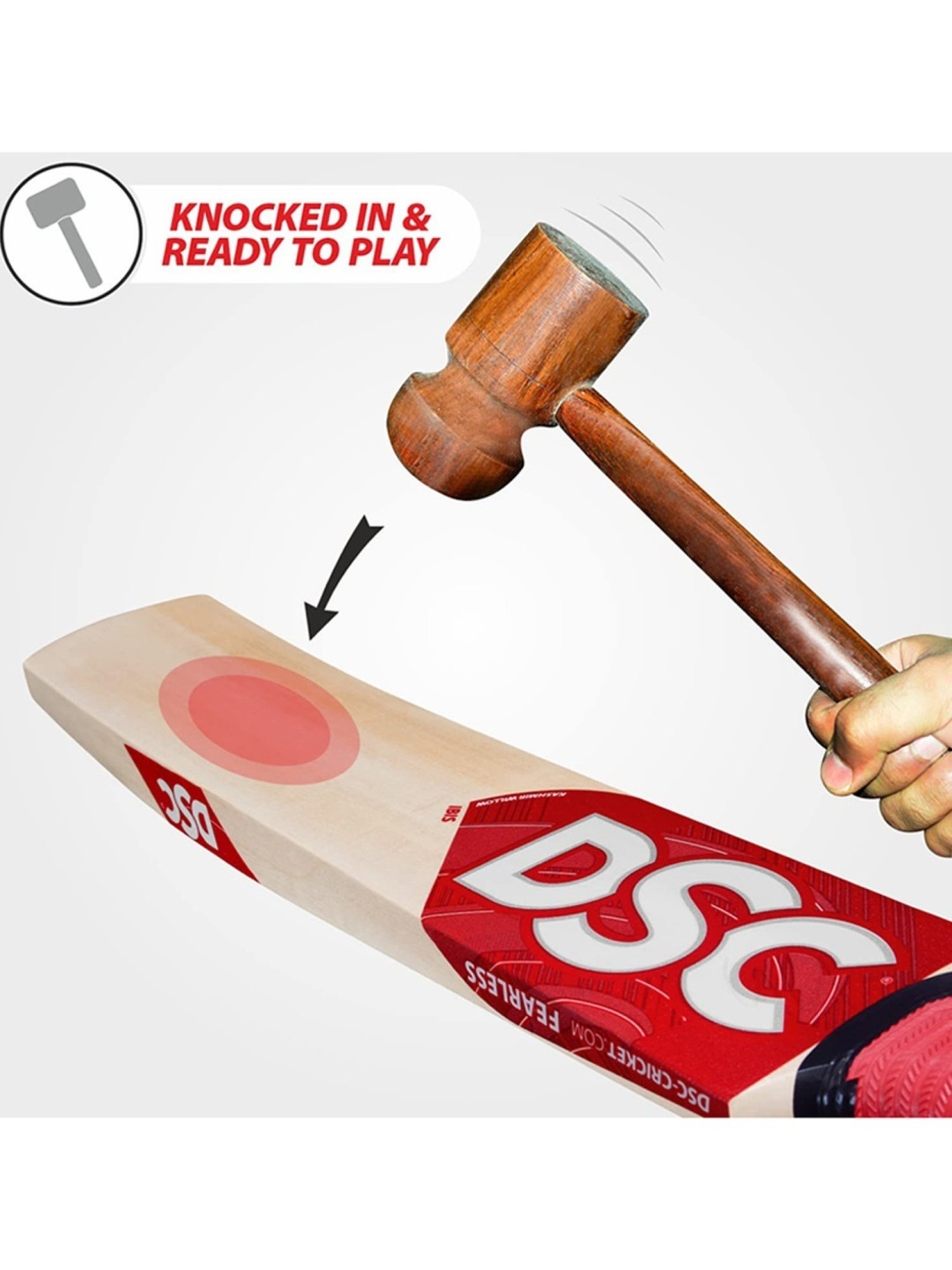 DSC IBIS 88 Kashmir Willow Cricket Bat Size - One Size