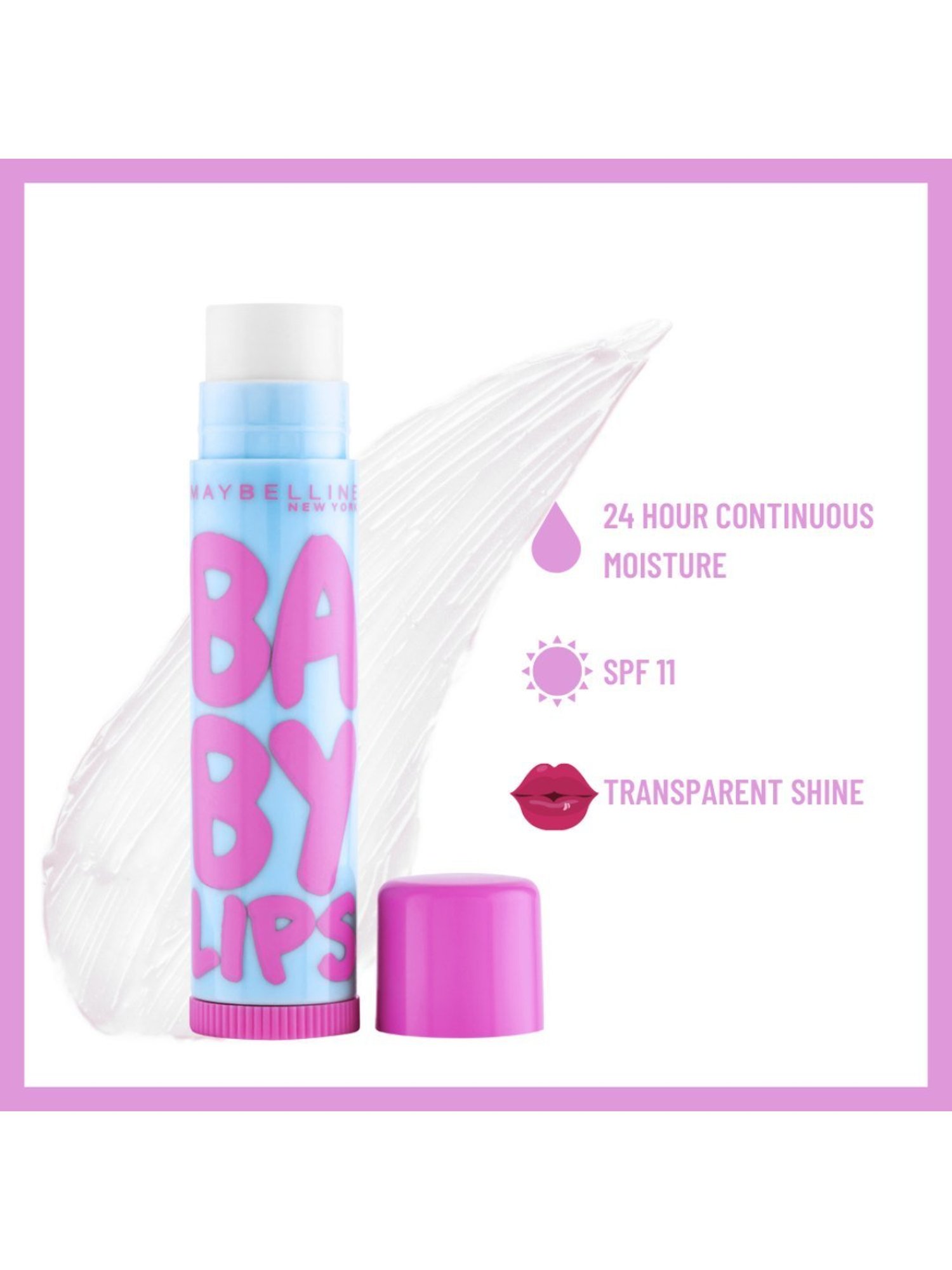 Maybelline New York Baby Lips Color Balm SPF 11 Anti Oxidant Berry - 4 gm