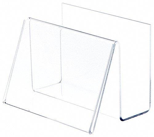 Plymor Brand Deluxe Clear Acrylic Post Card Holder & Display, 6" W x 4.25" D x 4.5" H