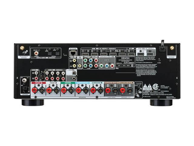 Denon AVR-S540BT 5.2 Channel 4K Ultra HD AV Receiver with Bluetooth