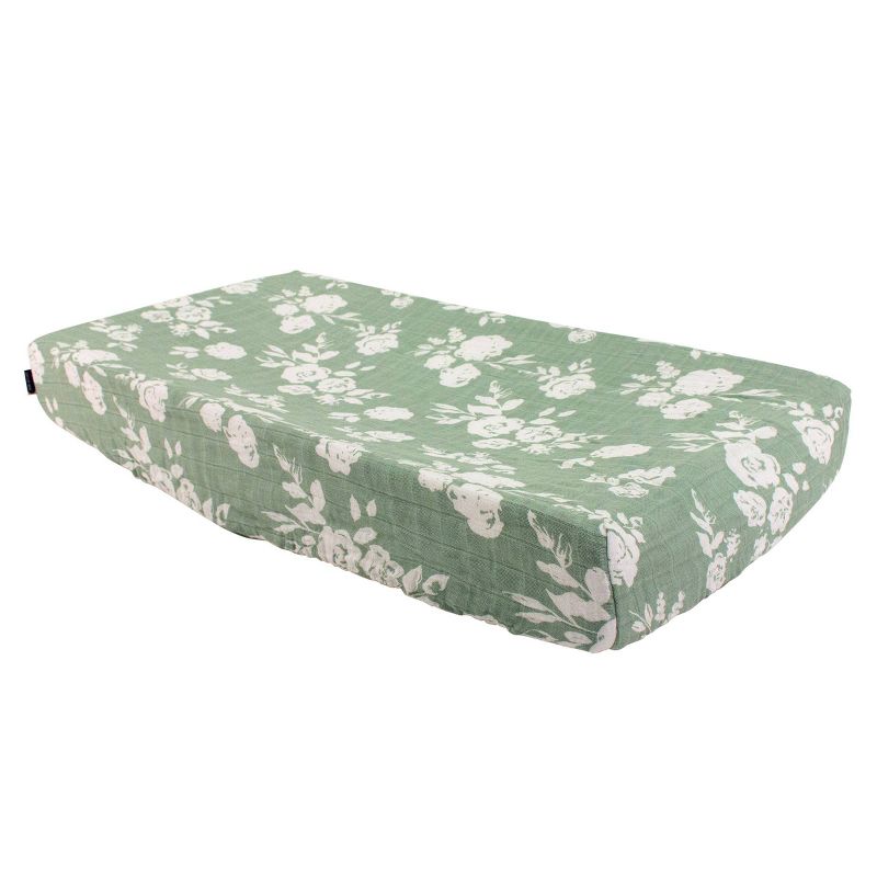 Bebe au Lait Muslin Changing Pad Cover Vintage Floral