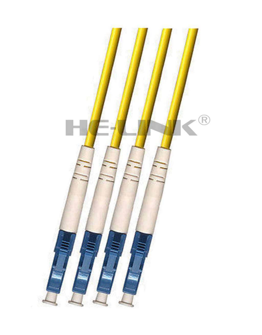 150M LC-LC Indoor Armored Singlemode 4 Strands Fiber Optic Cable Patch Cord 9/125