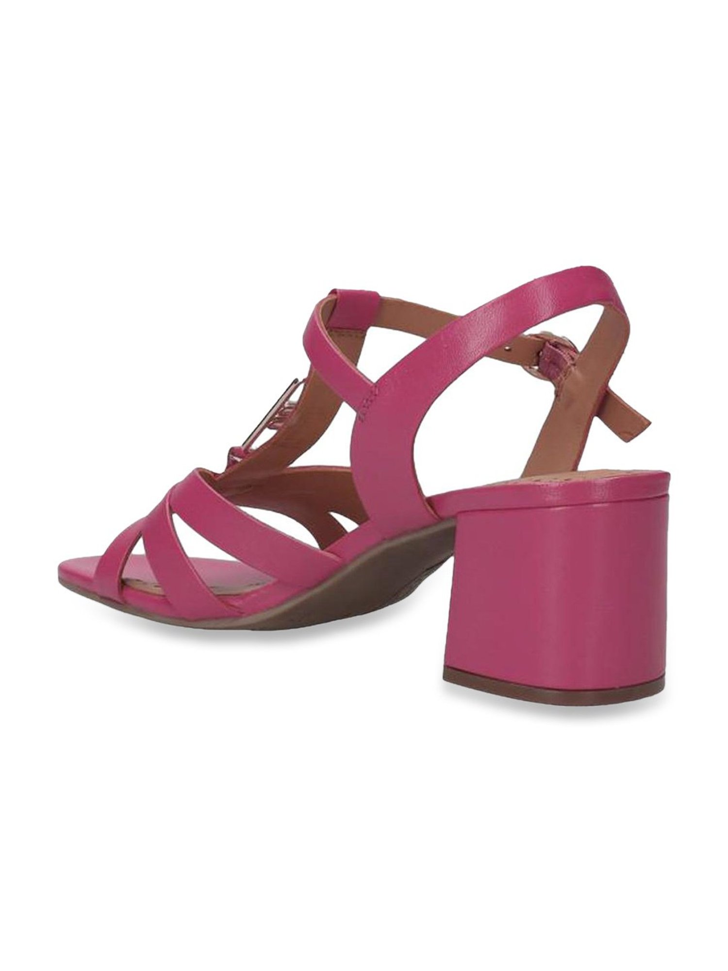 Bagatt Women's Vanita Pink Ankle Strap Sandals