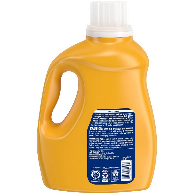 Arm & Hammer Clean & Simple Liquid Laundry Detergent - 94.5 fl oz