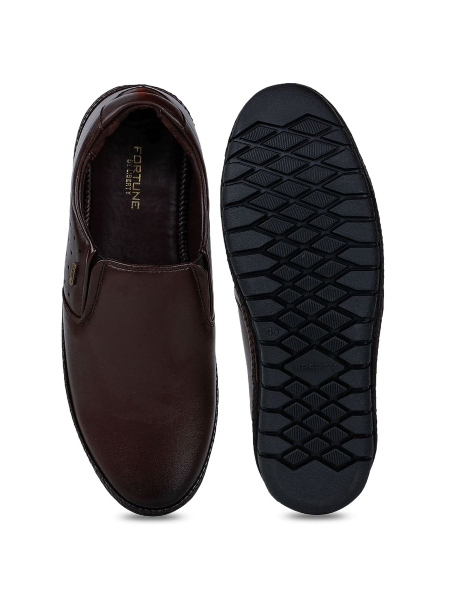 Fortune by Liberty Men's Brown Casual Slip-Ons