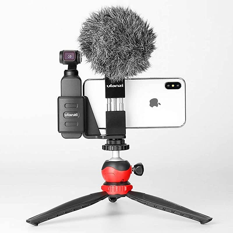 OP1 Handheld Phone Holder Mobile Bracket Set Gimbal Stand Tripod Mount w Cold Shoe Mount for DJI OSMO Pocket