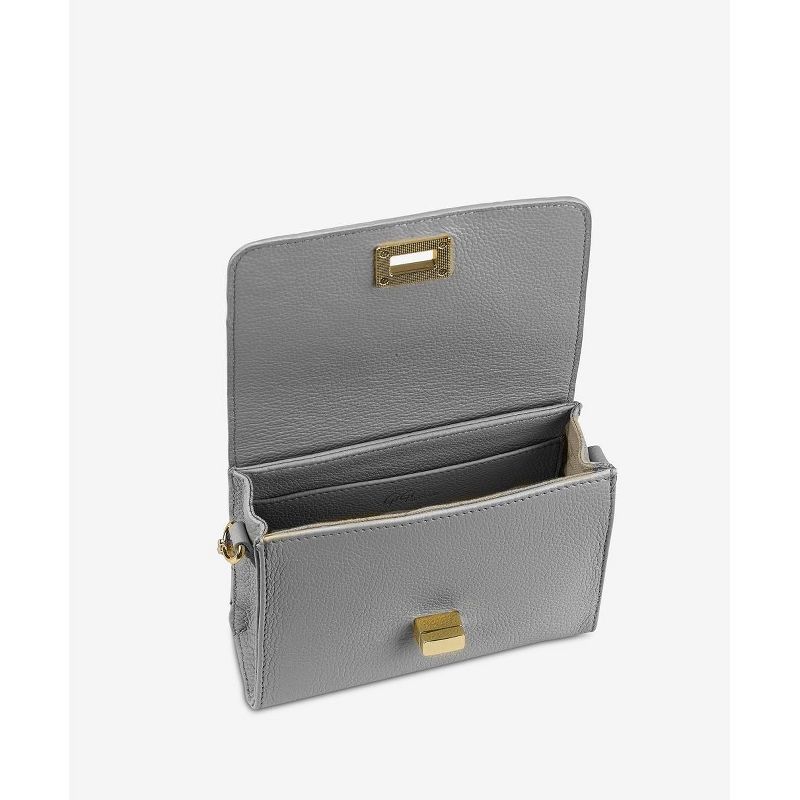 GiGi New York Gray Catie Crossbody Bag