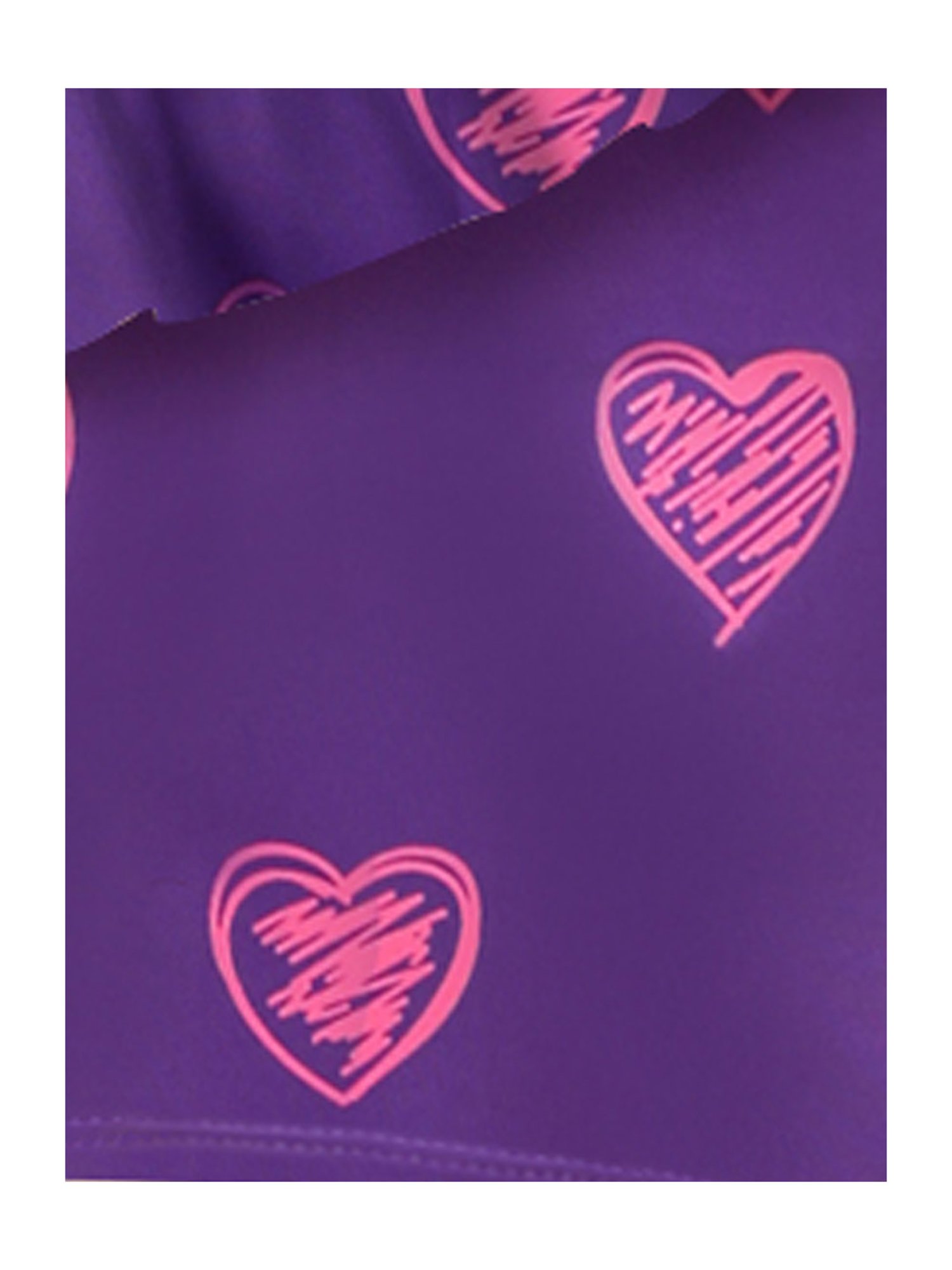 IO Kids Purple Printed Top with Shorts