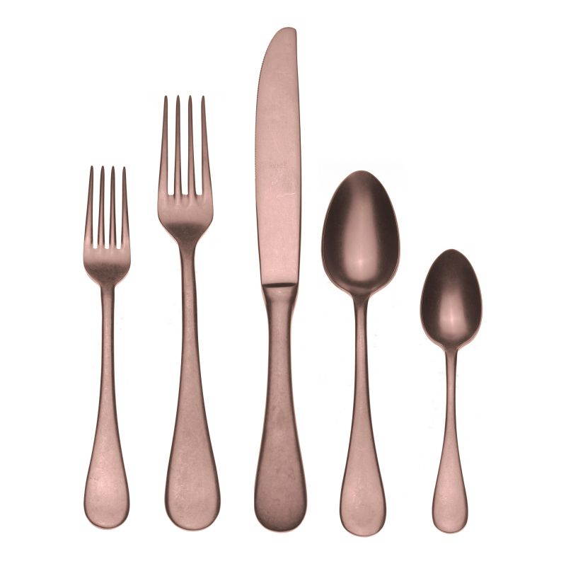 5 pcs Place Setting Vintage Bronzo