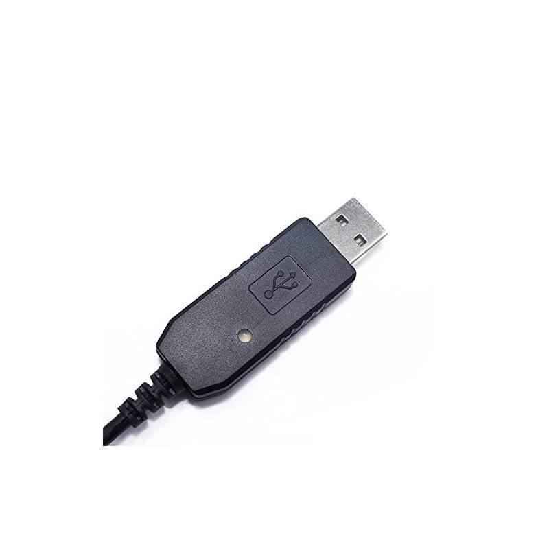 USB Cable Battery Charger with Indicator Light for Portable  UV82 UV82HP UV82L Series TwoWay Radios