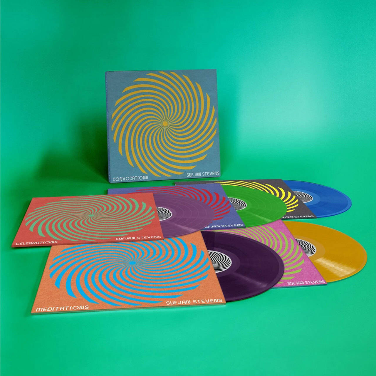 Sufjan Stevens Convocations 5LP Box Set (Color Vinyl)