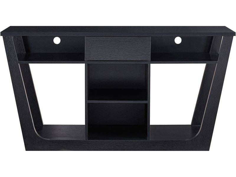 AVF FS1200CURCS-A up to 60" Silver Effect / Clear Glass Curved TV Stand