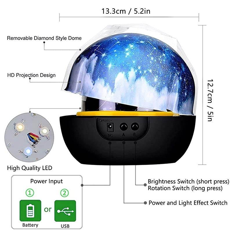 Gifts for 210 Year Old Girls  Star Projector Night Light Lamps for Bedroom Night Light Home Decoration Toys Baby Night Light Nursery Relaxation Holiday Christmas Birthday Gifts XKD1