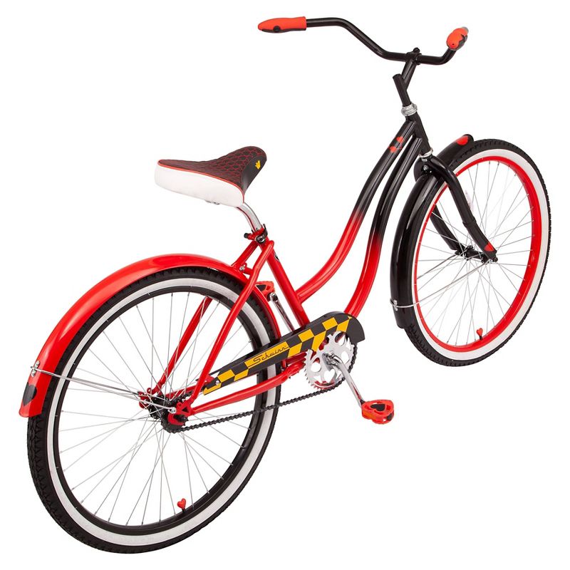 Disney Women's Queen of Hearts 26" Cruiser Bike - Red/Black