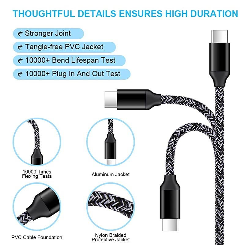 Charger Compatible for Samsung Galaxy A10E A20 A50 A70 A80 S20 FE Note 20 Ultra A21 A51 A71 A11 S10 Moto G PowerG FastG StylusZ4 Car AdapterWall Charger Plug with Type C Fast Charging Cable