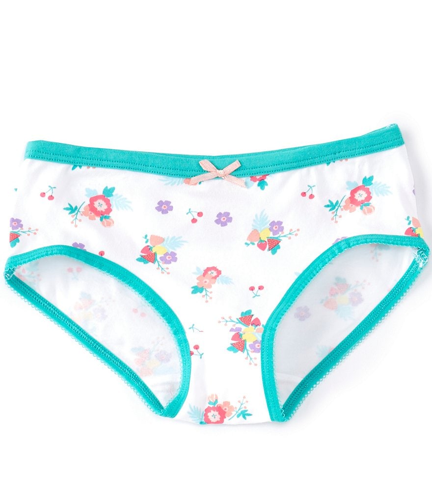 Copper Key Adventure Wear by Copper Key Little Girls 2T-5 Fruit Floral Brief Panties
