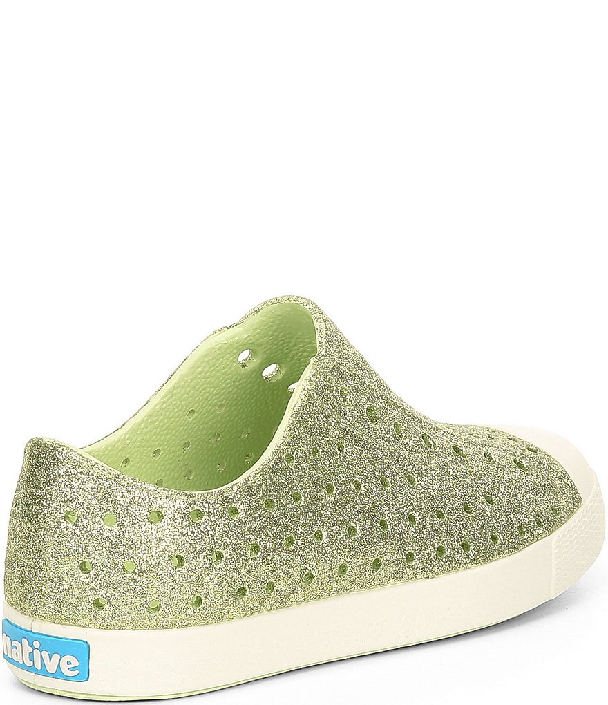 Native Girls' Jefferson Bling Glitter Slip-On Sneakers (Youth)