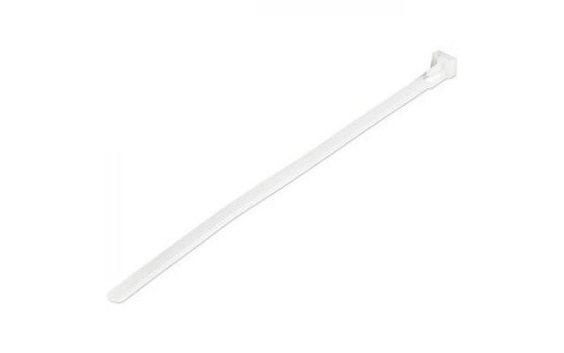 100pk 10in reusable cable ties white nylon zip tie wraps ul taa
