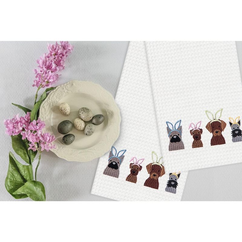 C&F Home Floral Garden Flour Sack Embroidered Cotton Kitchen Towel