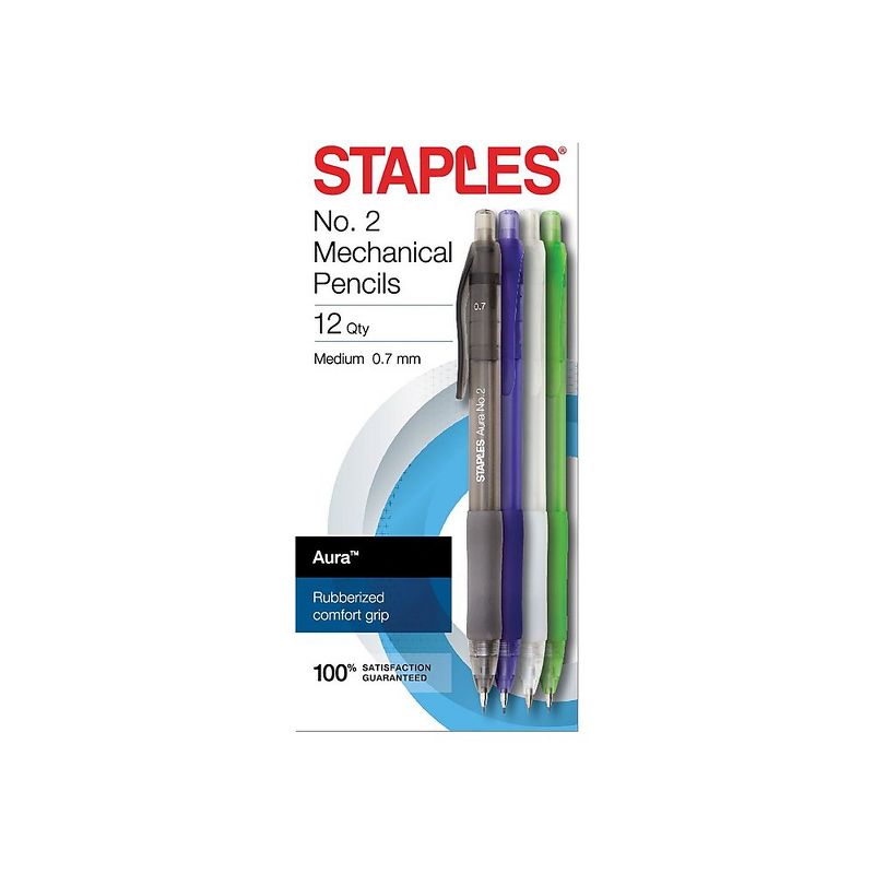 Staples AURA MECH PENCIL 0.7MM 12PK 2334824