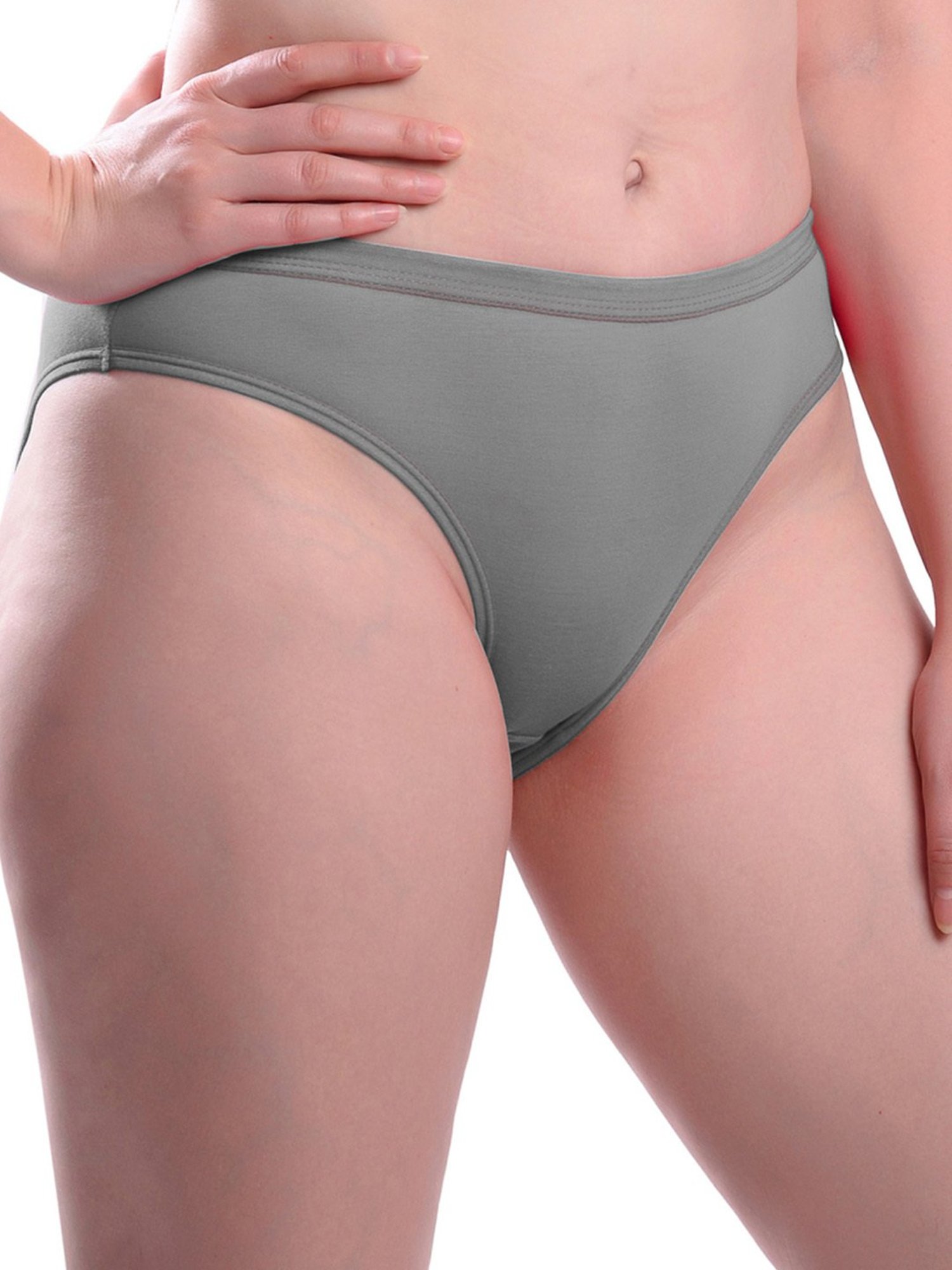 AROUSY Blue & Grey Cotton Panties - Pack Of 5