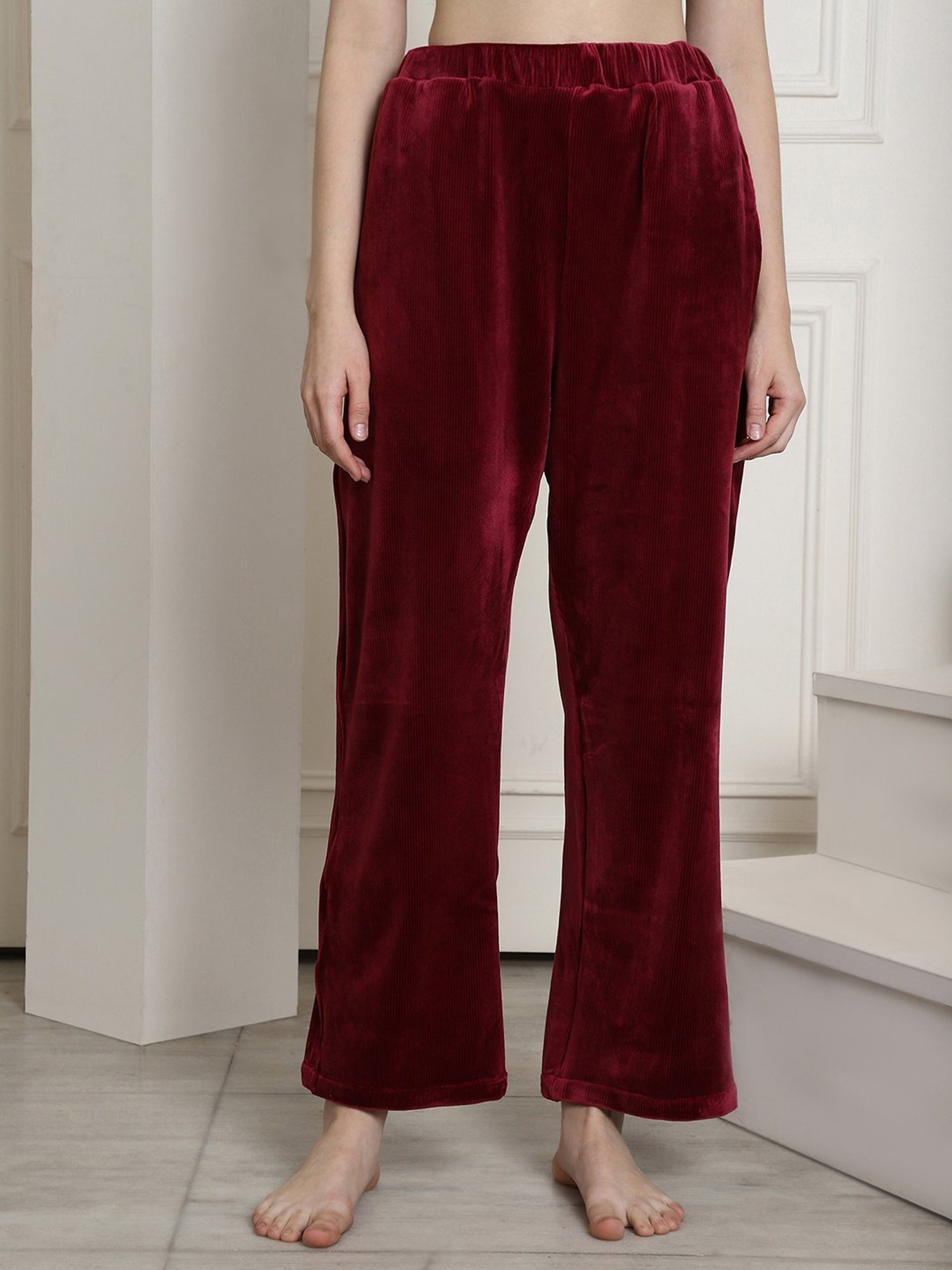 Secret Wish Maroon Lounge Pants