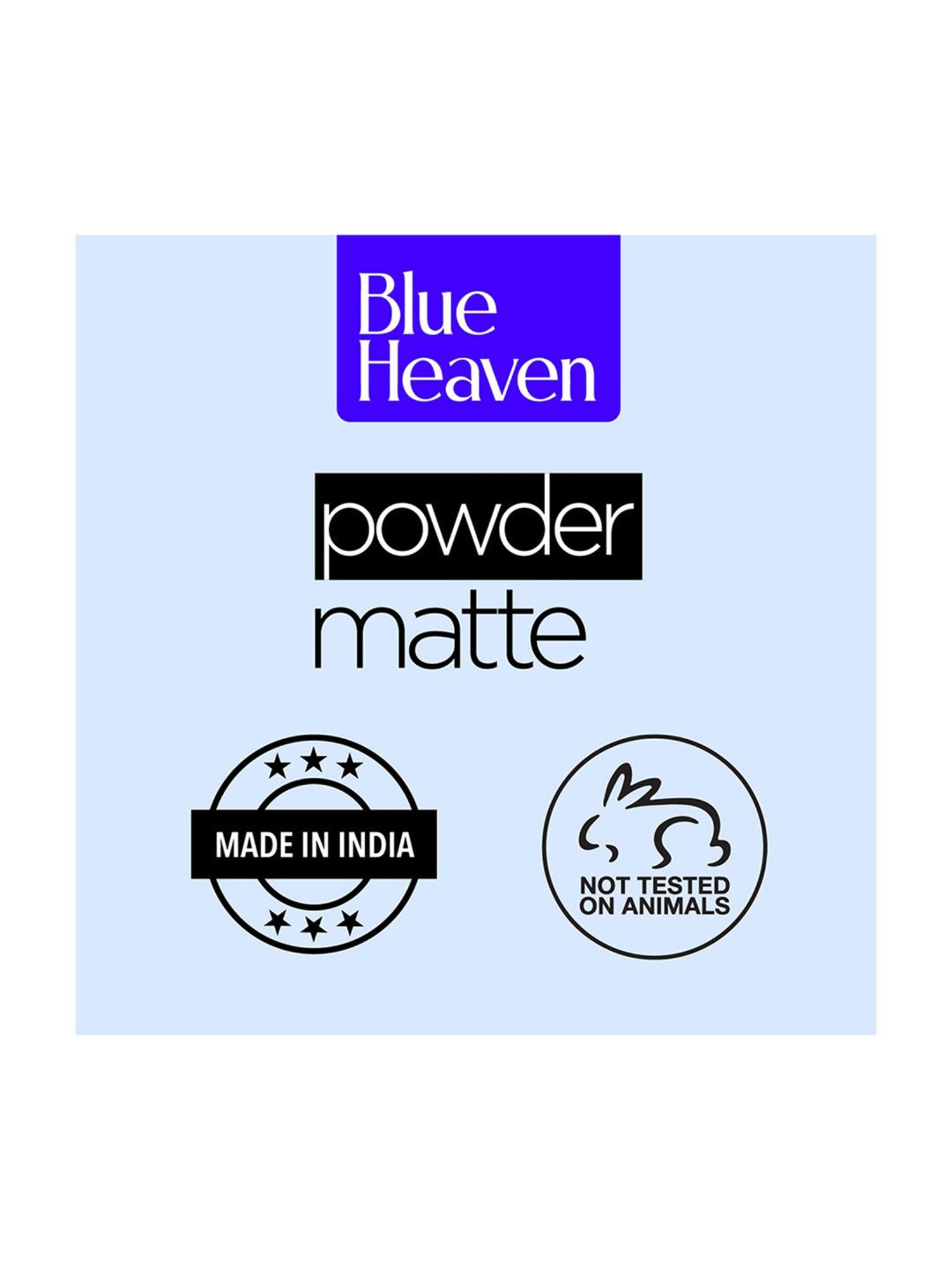 Blue Heaven Powder Matte Lipstick Woody Flush - 3.5 gm
