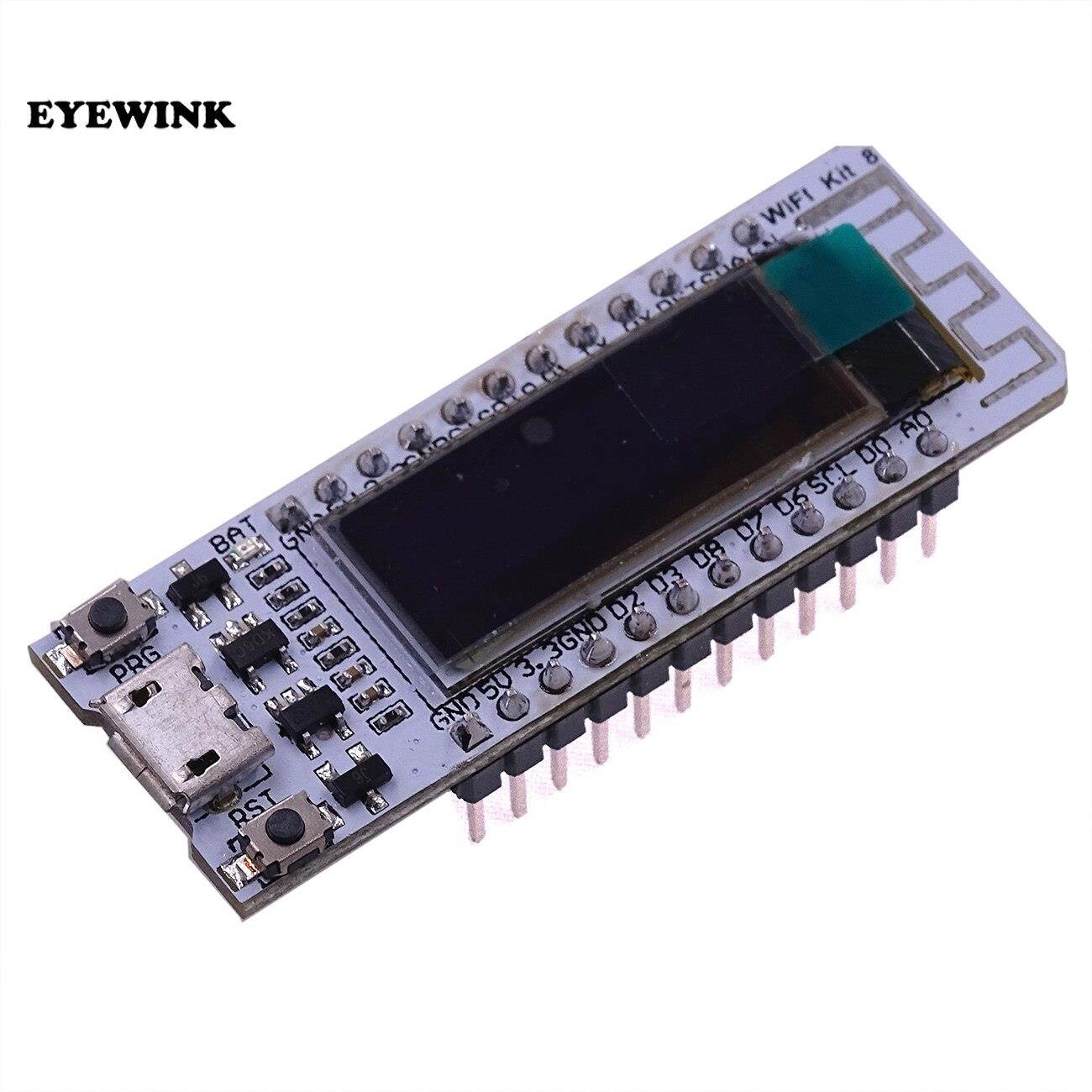 ESP8266 WIFI Chip 0.91 inch OLED CP2014 32Mb Flash ESP 8266 Module Internet of things Board PCB for NodeMcu IOT