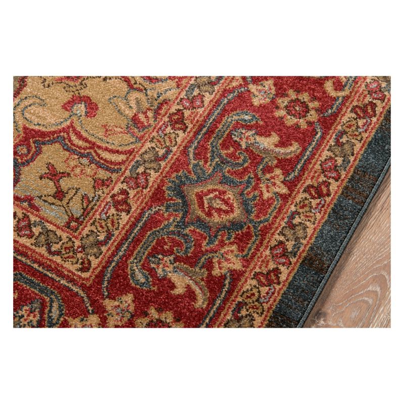 2'x3' Medallion Loomed Accent Rug Navy - Momeni