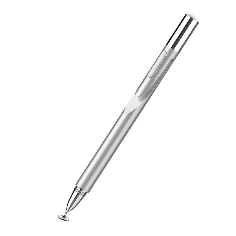 Adonit Pro 4 (Silver) Luxury Capacitive Stylus Pen, High Sensitivity Fine Point and Precision,Stylus for iPad, Air, Mini, Android, iPhone, Samsung, Other Touch Screens, Compatible for All Touchscreens