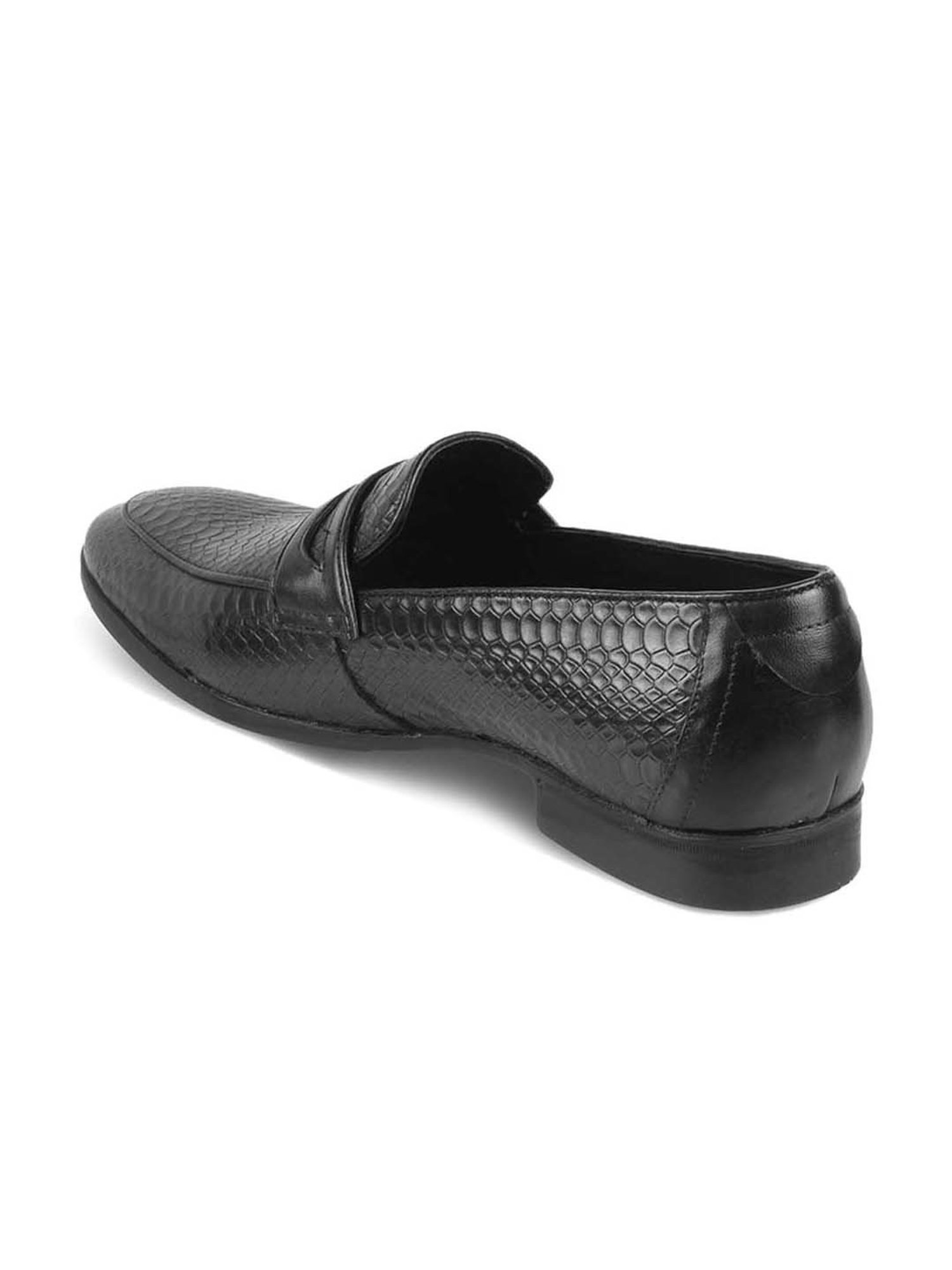 Tresmode Men's Black Formal Loafers