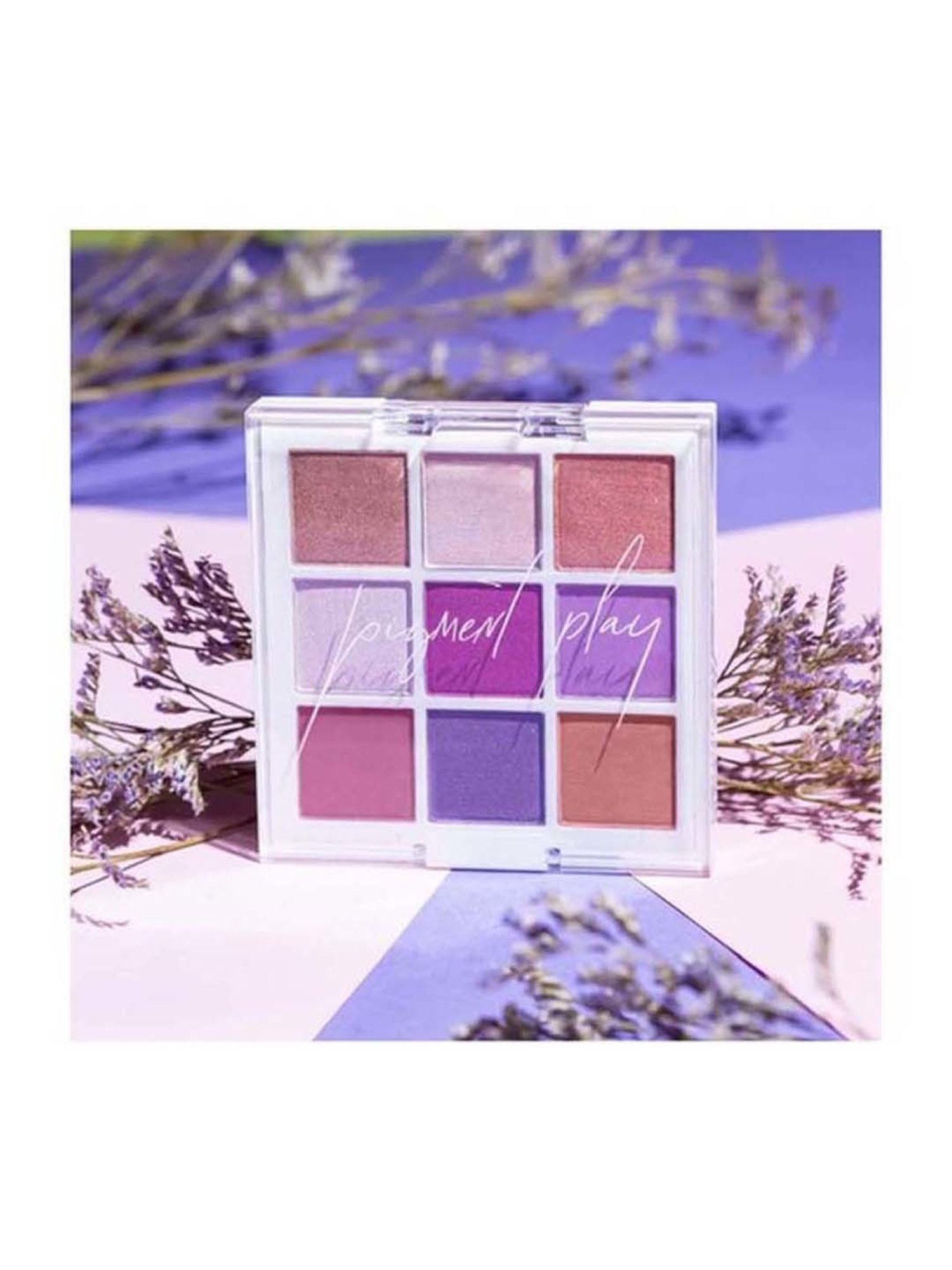 Pigment Play Playground Hero Shadow Palette - Golden Lilac Fields - 9 gm