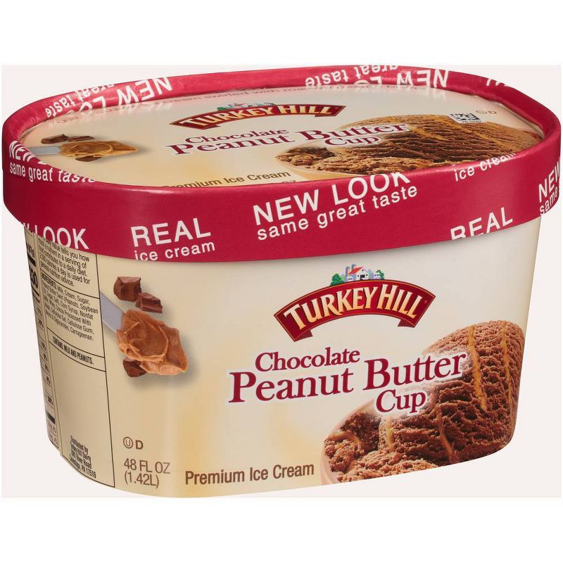 Turkey Hill Original Recipe Chocolate Peanut Butter Cup Ice Cream - 48oz